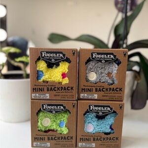 Full Set Of Fuggler Mini Backpack Keychains (4)